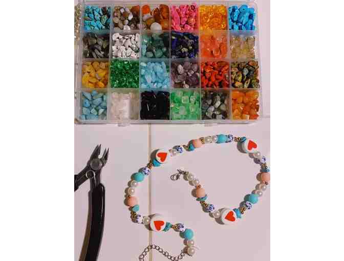 Pearled Heart Necklace by Carmen de Freitas