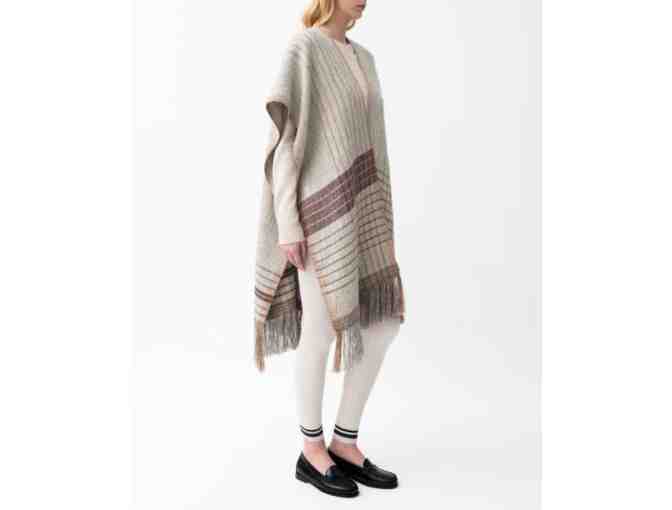 Plaid Blanket Poncho designed by Award Winning NYC based Designer MPatmos!
