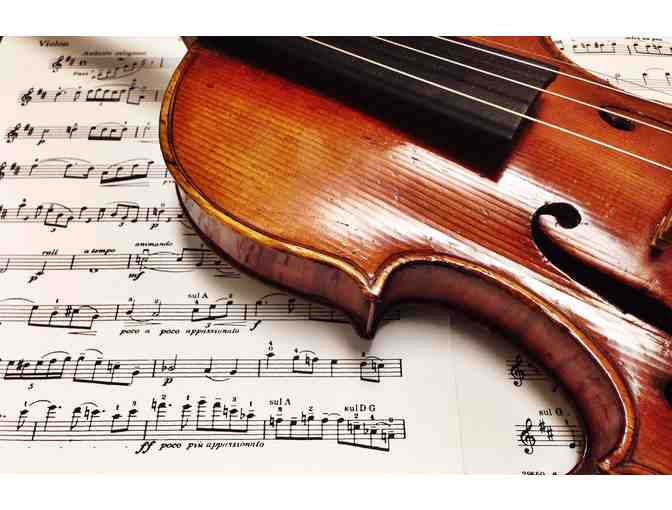1 month of 30-minute violin or viola lessons