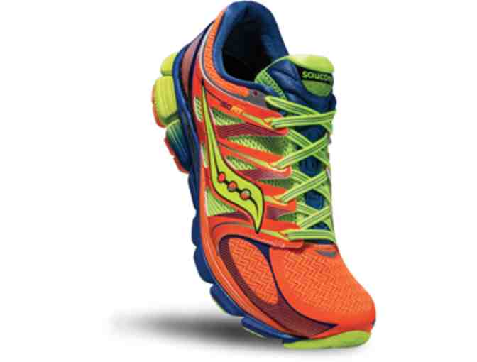 A gift certificate for 1 pair of Saucony running shoes from Run On Hudson Valley