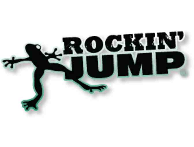 Five passes to Rockin' Jump, one t-shirt and four rubber bracelets
