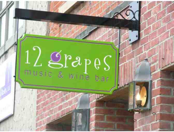 A $50 gift certificate to 12 Grapes