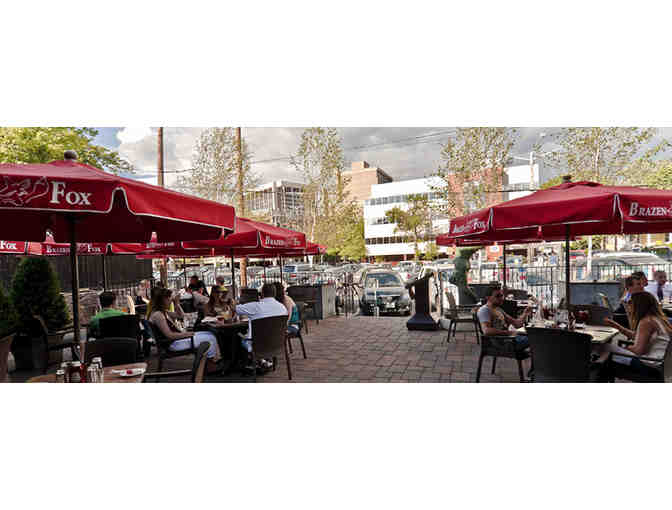 A $100 gift certificate to The Brazen Fox in White Plains