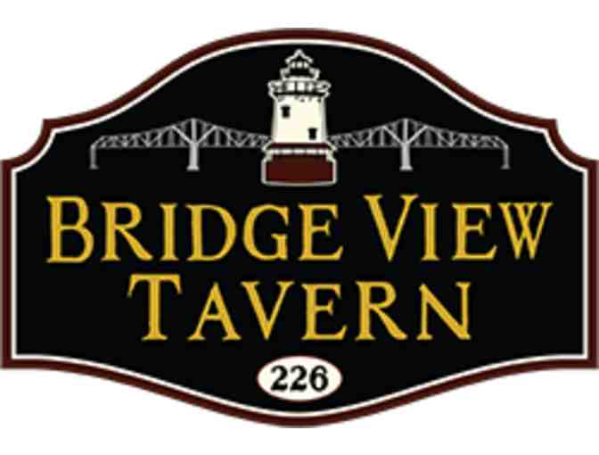 A gift certificate for The Bridgeview Tavern in Sleepy Hollow