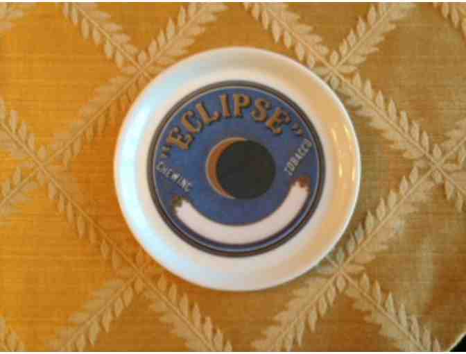 A Quartet of Porcelain Dipping Bowls & A Pair of Porcelain Wine Bottle Coasters