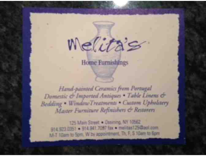 A Hand Painted Platter from Melita's