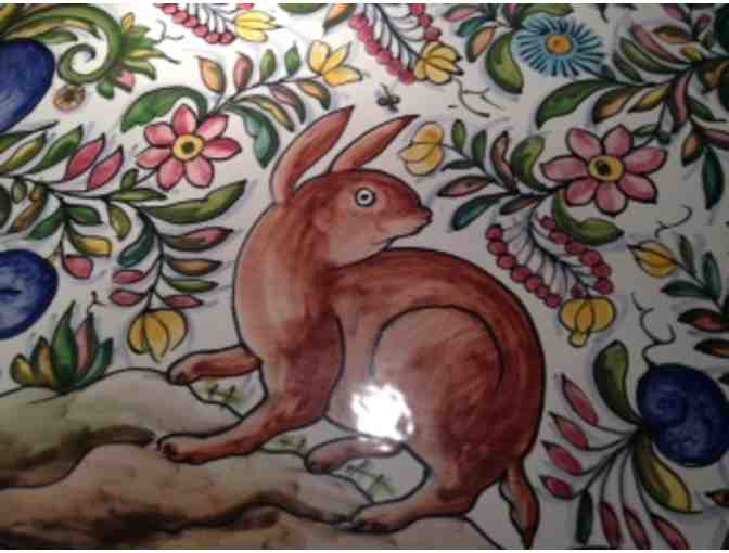 A Hand Painted Platter from Melita's