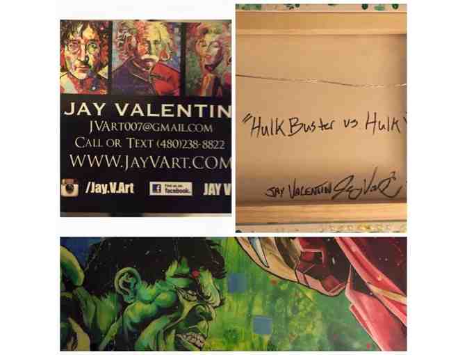 'Hulk Buster vs. Hulk' by JayV Art