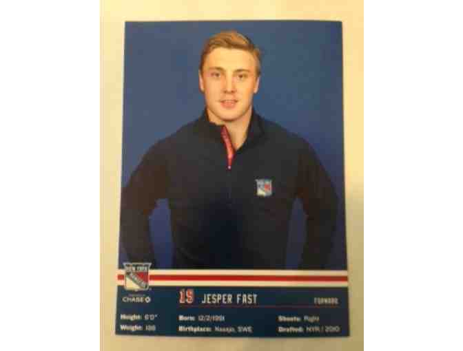 A Jesper Fast Autographed Photo Card