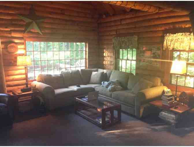 A one week stay in a Log Cabin in West Windsor, VT at Ascutney Resort, this August 2016