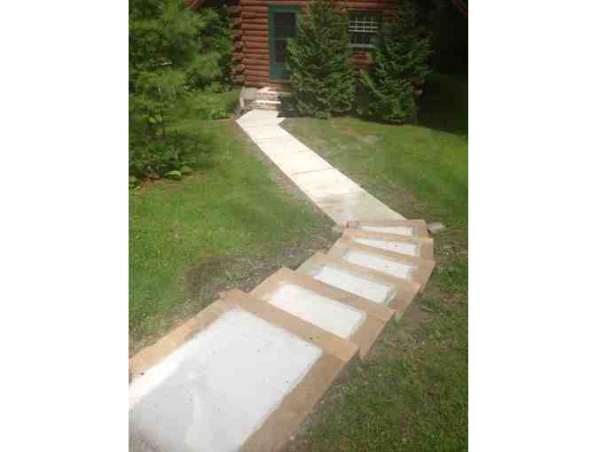 A one week stay in a Log Cabin in West Windsor, VT at Ascutney Resort, this August 2016