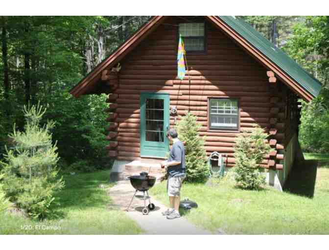 A one week stay in a Log Cabin in West Windsor, VT at Ascutney Resort, this August 2016