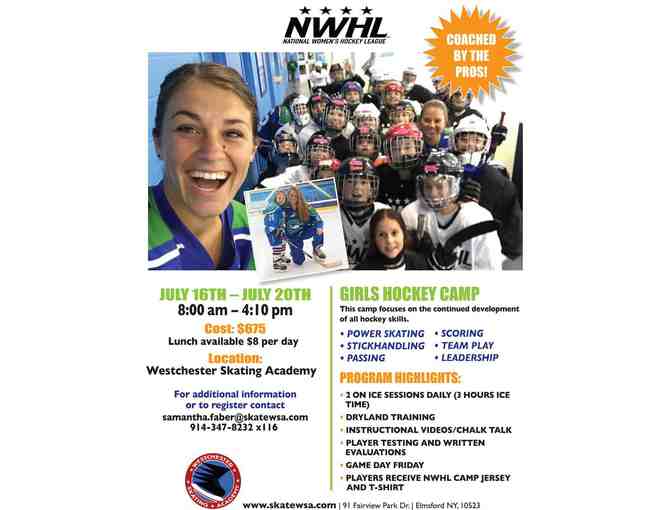 A Gift Certificate for $100 for any summer camp program at Westchester Skating Academy