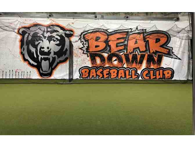A 1-hour Hitting or Catching Lesson at Bear Down Baseball Club