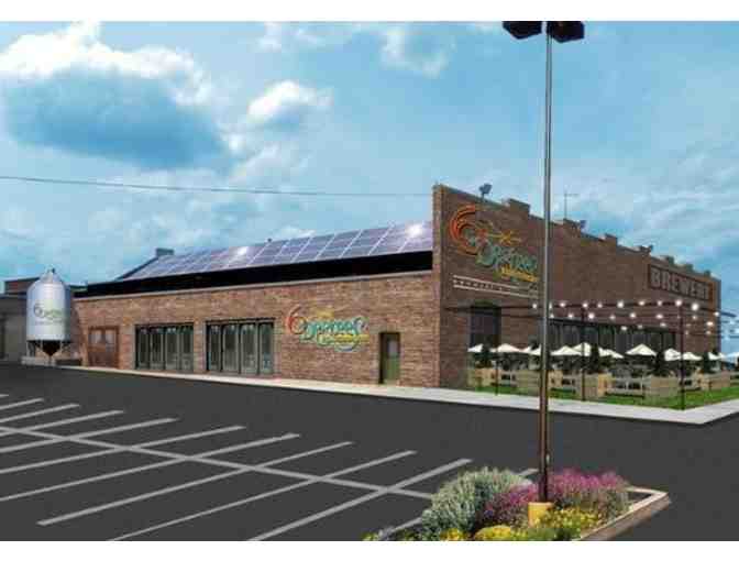 A $50 gift certificate to 6 Degrees of Separation Brewery & Restaurant