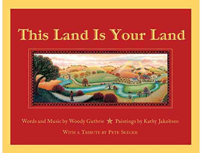 A Basket of Woody Guthrie Merchandise