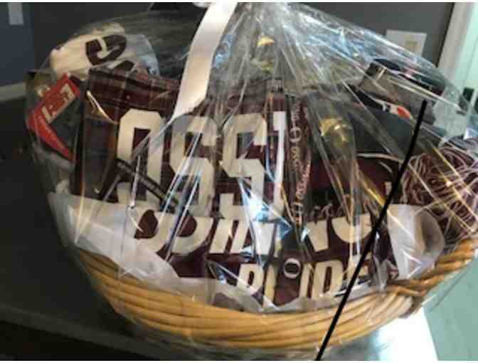 An Ossining Booster Gift Bag Full of Ossining Pride Merchandise