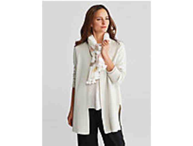 Eileen Fisher Handloomed Organic Cotton Ikat Scarf