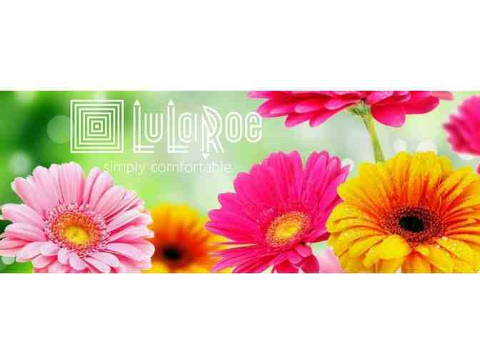 A pair of TC LuLaRoe leggings and a $25 LuLaRoe gift certificate