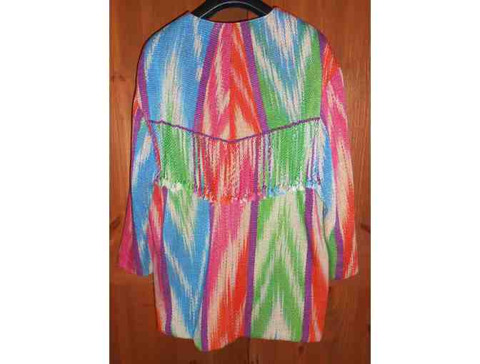 Jacket - Hand-woven fabric. (Western Style, Woman's size M/L)