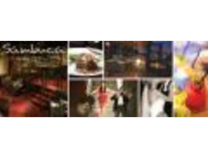 Sambuca Restaurant - $100 Gift Certificate for a Dinner for 2