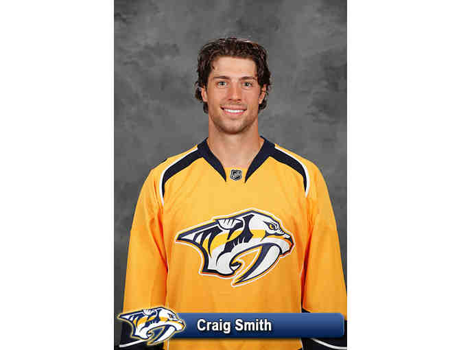 Nashville Predators mini-helmet signed by Craig Smith