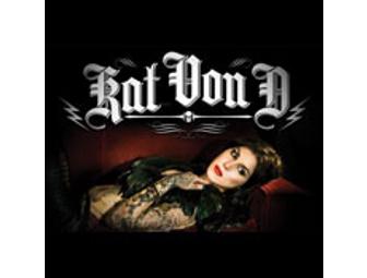 Autographed Kat Von D Skater Pack