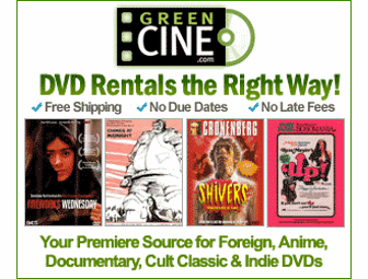 GreenCine DVD Rentals 3-Month Gift Certificate