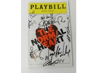 'The Normal Heart' - signed Playbill