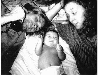 HIT SO HARD signed poster & Patty drum lesson