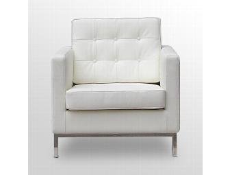 Buttoned Down Mid-Century Arm Chair