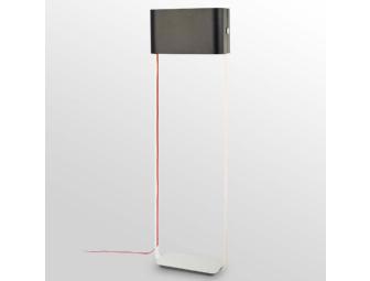 George Kovacs Satin Steel Retro Floor Lamp - Includes Free Shipping