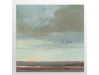 24 x 24 Viridian Sky II Canvas Gallery Print- Includes Free Shipping