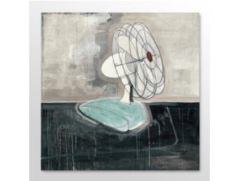 24 x 24 Vintage Fan Canvas Gallery Print - Includes Free Shipping