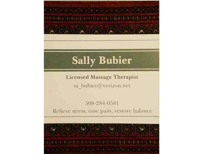 Gift Certificate for 1-Hour Massage with Sally Bubier