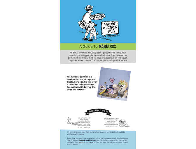 BarkBox 1-month subscription