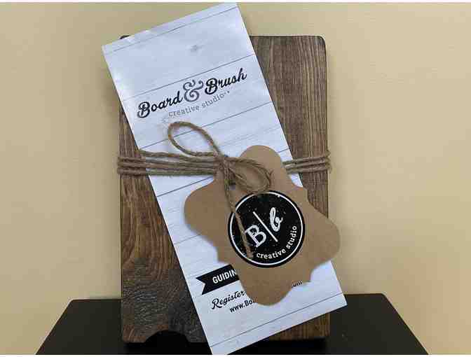 Board and Brush Workshop Gift Certificate