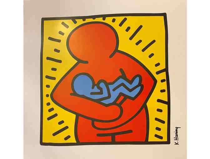 Keith Haring Print: Untitled (parent and baby)