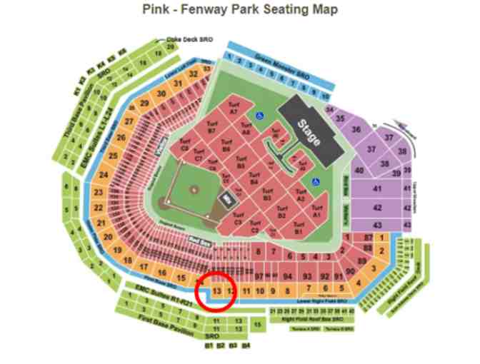 Tickets to P!nk at Fenway Park on August 1! (3)