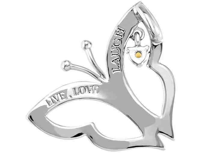 14k Butterfly of Life 'Hope' Diamond Necklace