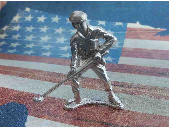 1 oz .999 Fine Silver Army Man Bullion Figurine - Photo 3
