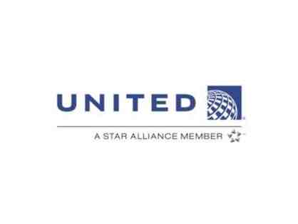 2 United Airlines Round Trip Certificates