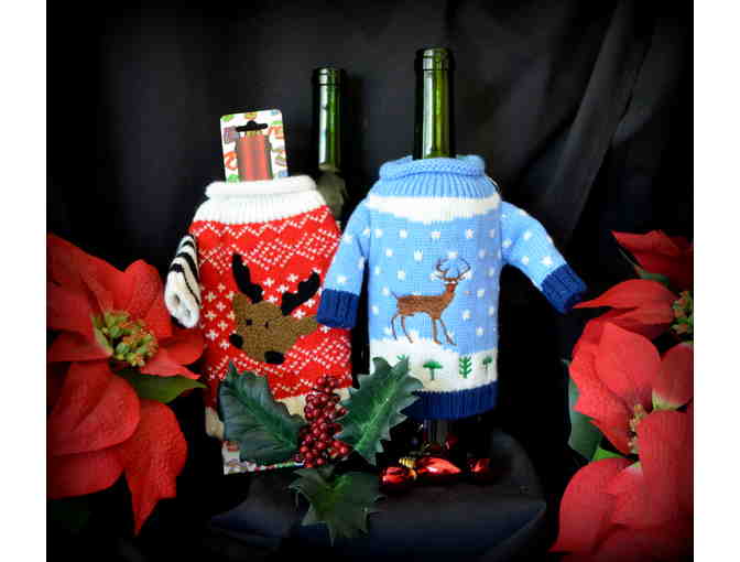Holiday Wine Bottle Covers