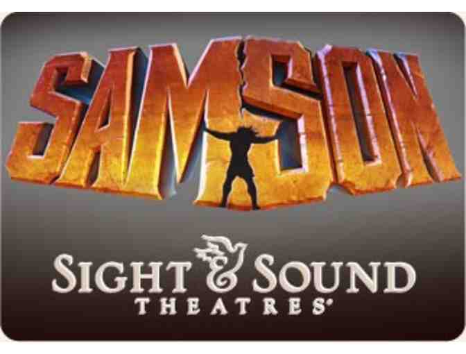 SAMSON . . . at the Sight & Sound Theatres