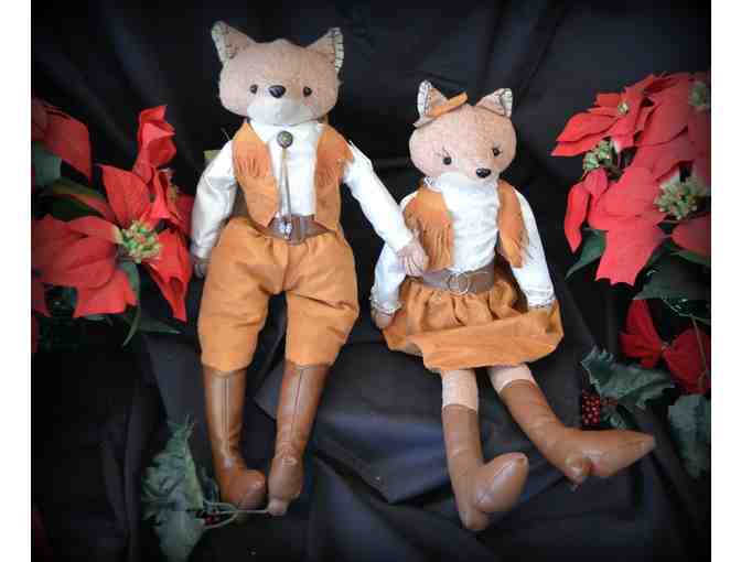 Mr. & Mrs. Fox Shelf Sitters