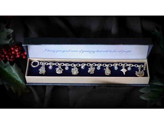 Nativity Sterling Silver Finish Bracelet - Photo 1