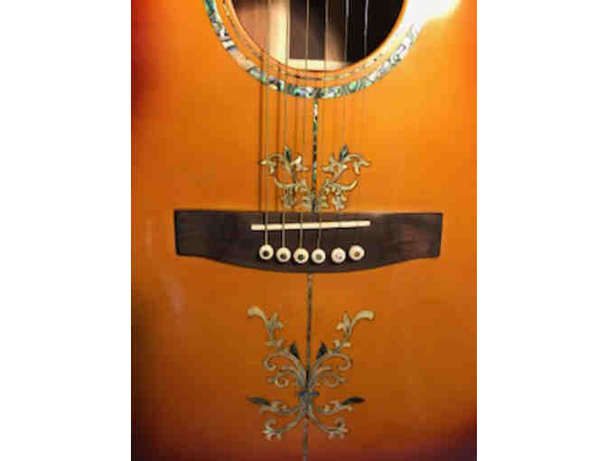 Bruce Wei Guitar with Abalone Inlay