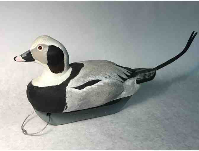 Old Squaw decoy made from lobster buoy by Larry Appleton