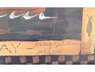 Catch of the Day Lithograph by Karen Cruden (Signed and numbered)