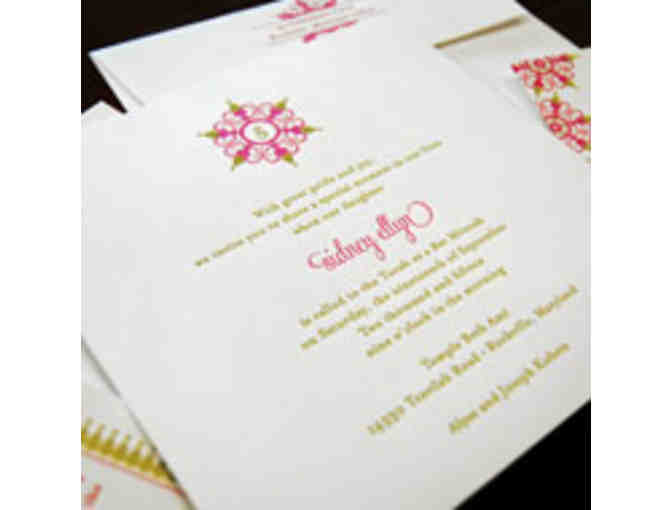 Arabesque - $50 towards the purchase of Bar/Bat Mitzvah Invitations